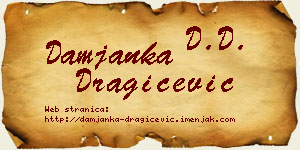 Damjanka Dragičević vizit kartica
